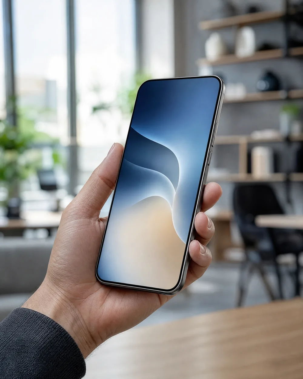 Phone in hand website demo